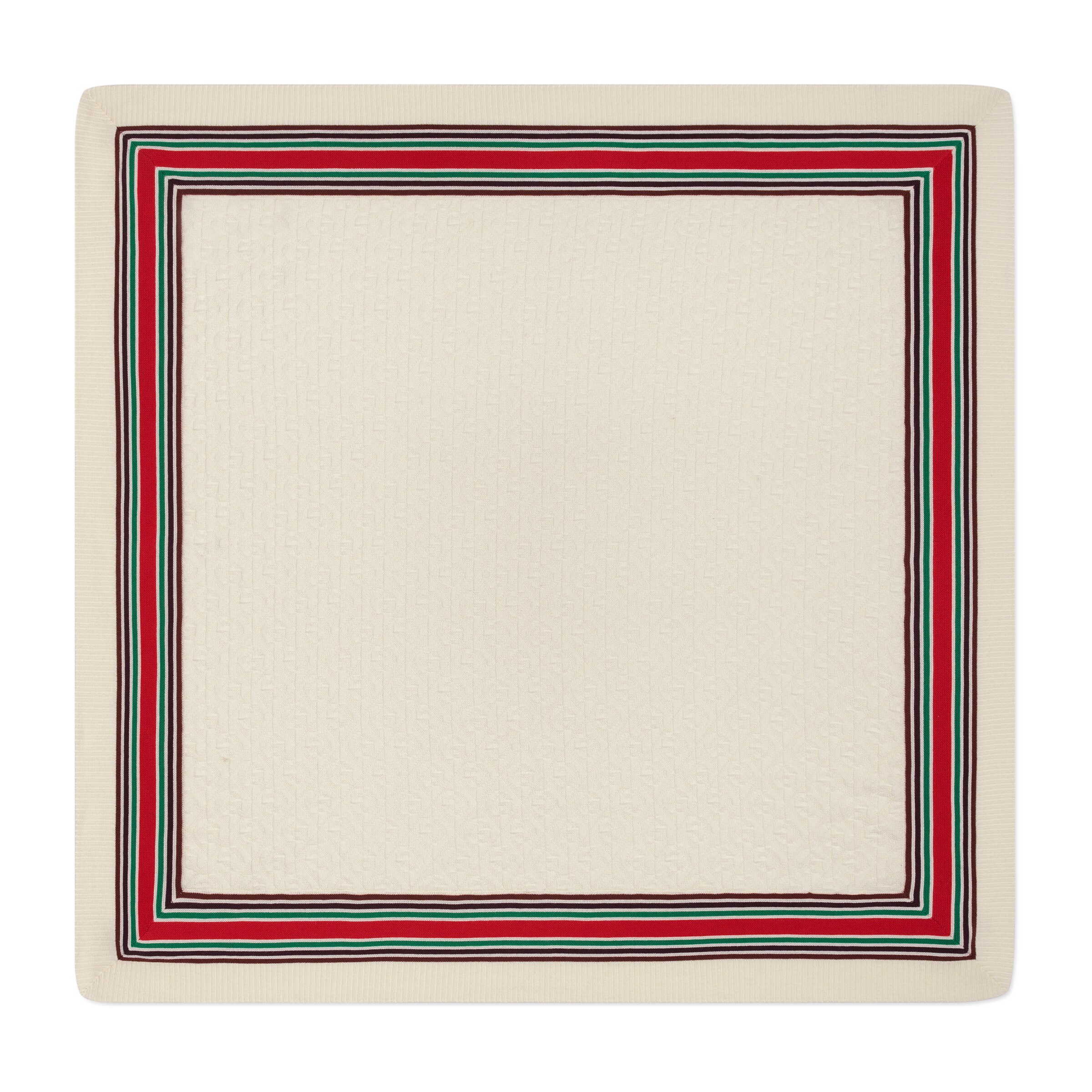 Gucci Baby Knit Cotton Blanket In White ModeSens