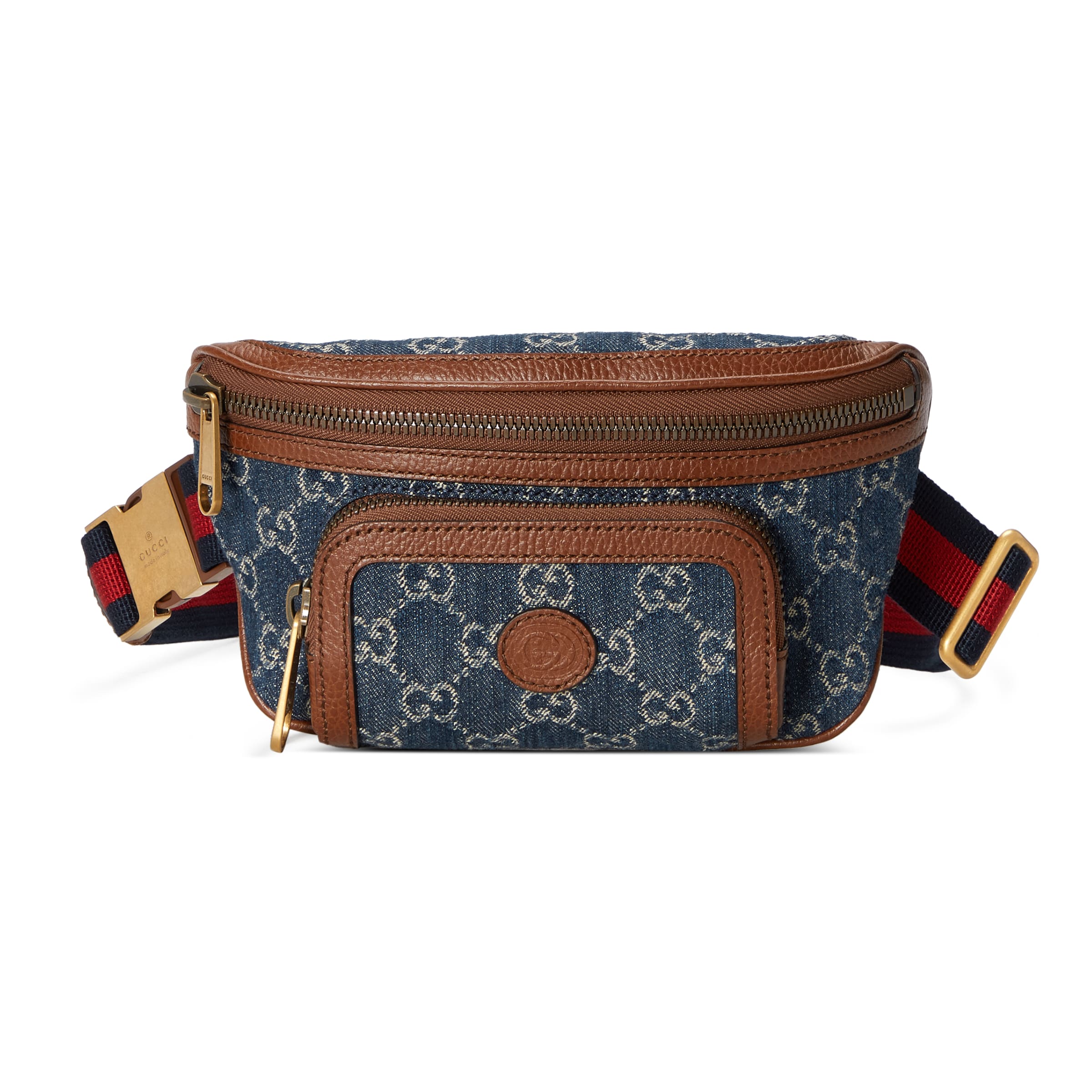 Gucci Belt Bag With Interlocking G In Blue ModeSens