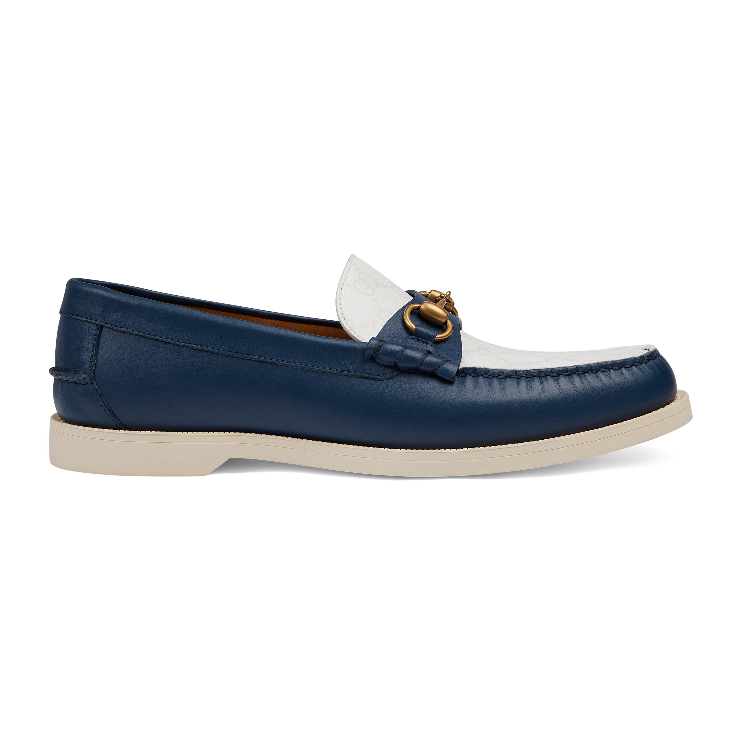 Gucci Men's Loafer with Horsebit Blue