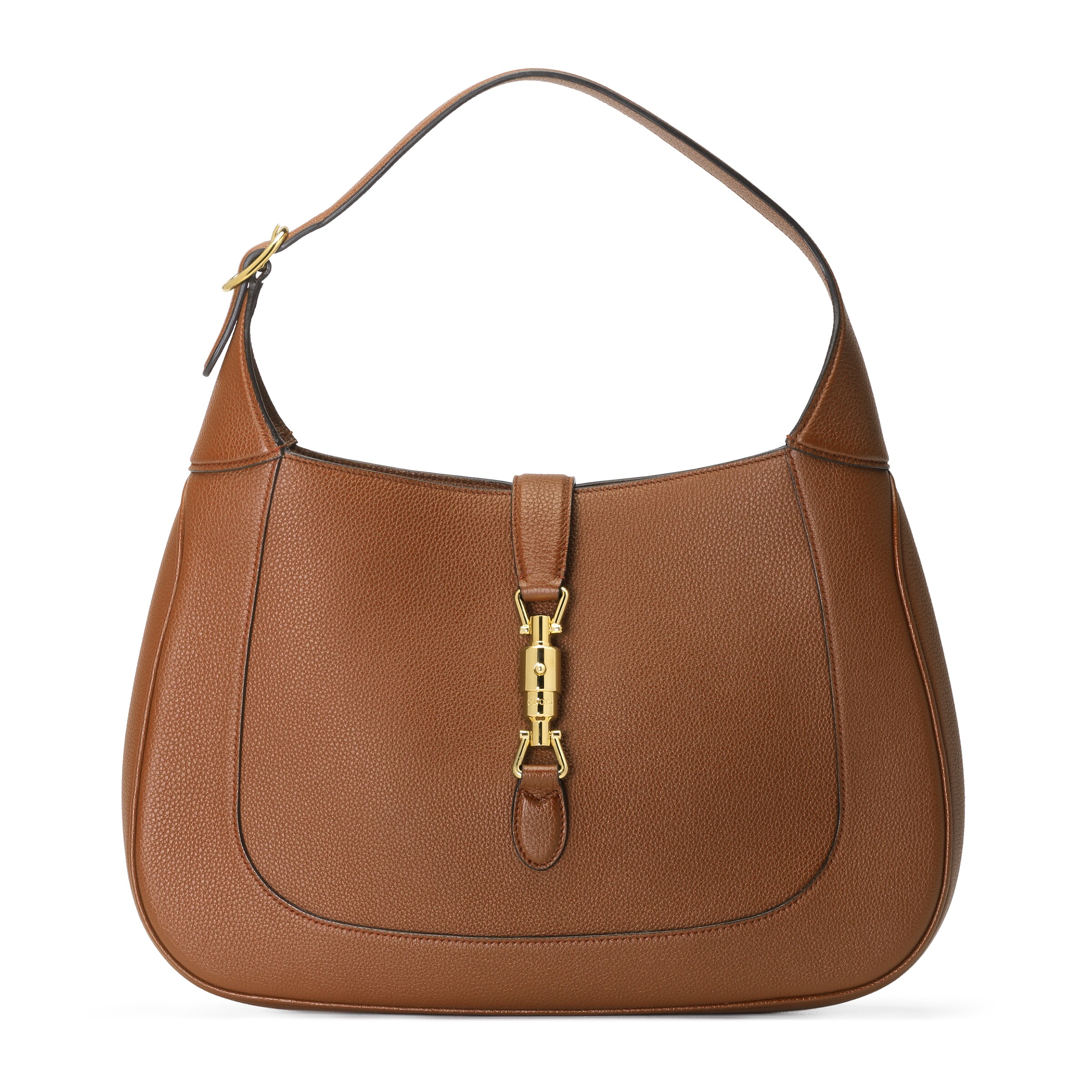 GUCCI GUCCI JACKIE 1961 MEDIUM NATURAL GRAIN BAG