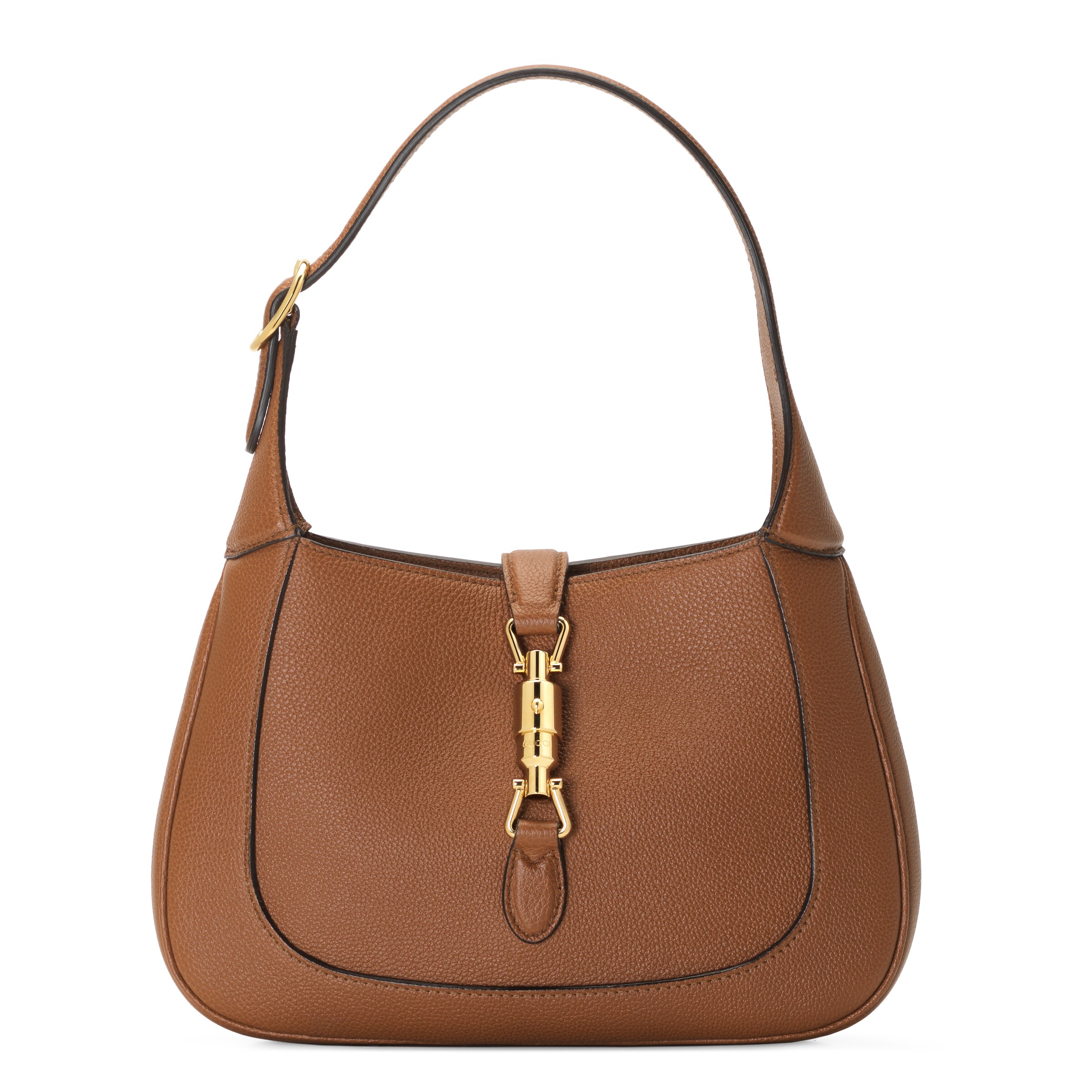 Gucci Jackie 1961 Small Natural Grain Bag In Brown
