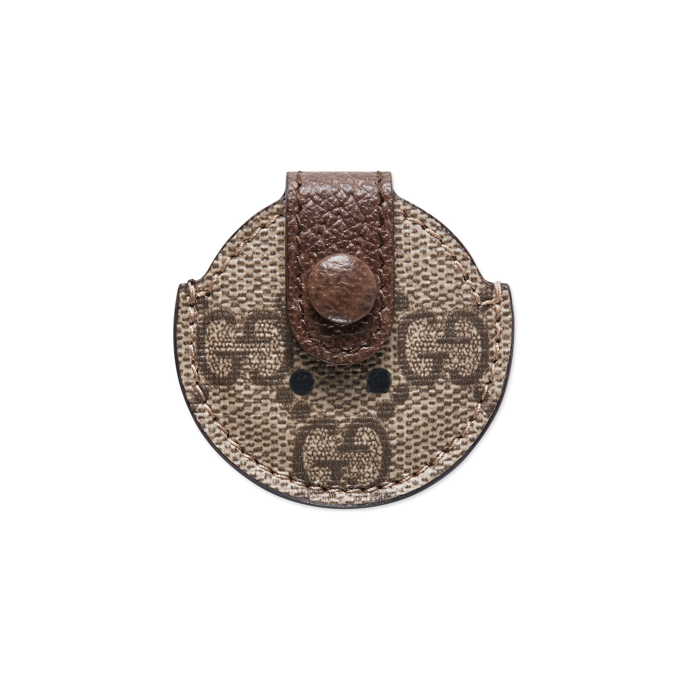 Gucci Gg Holder For Airtag In Beige