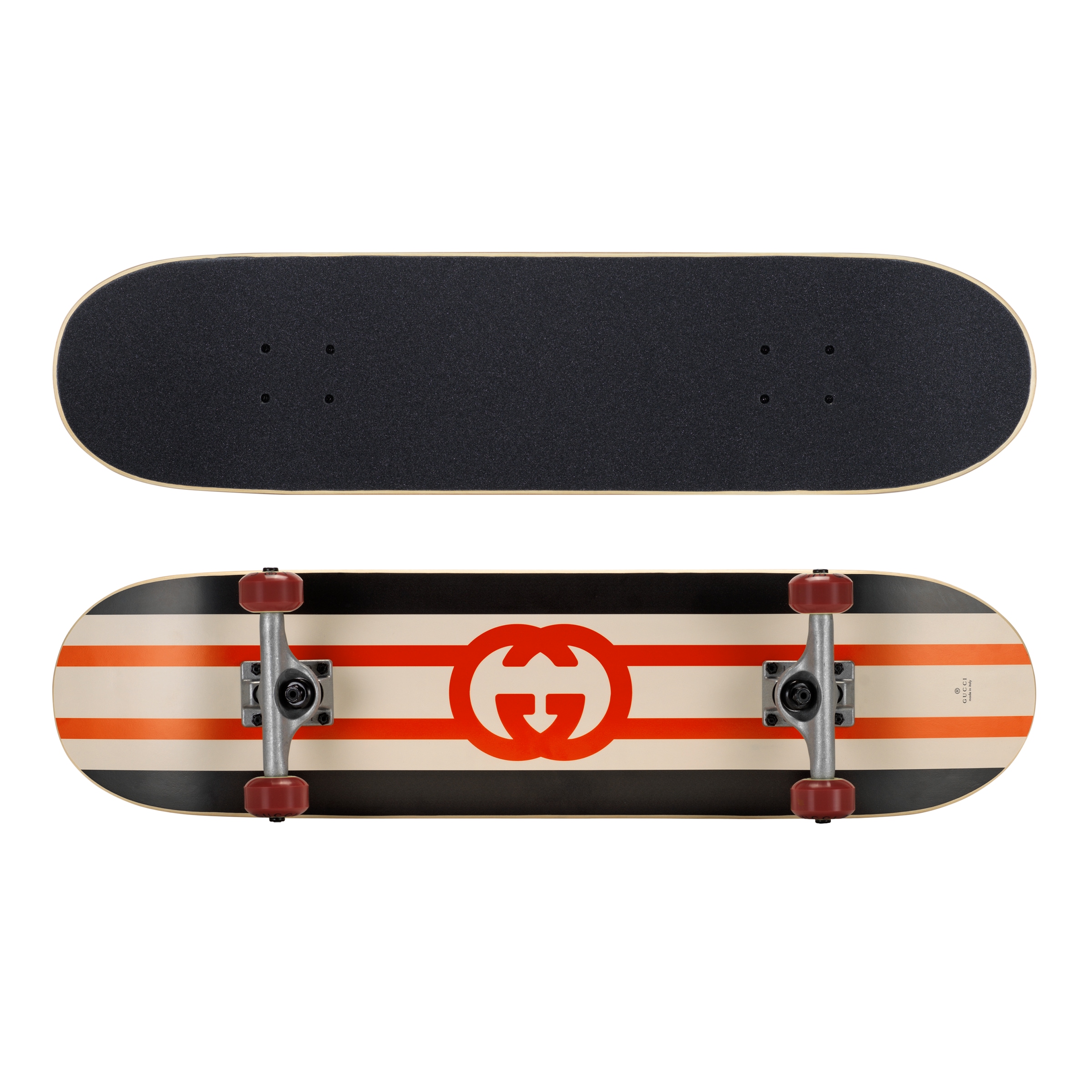 Gucci Interlocking G Stripe Skateboard In Undefined | ModeSens