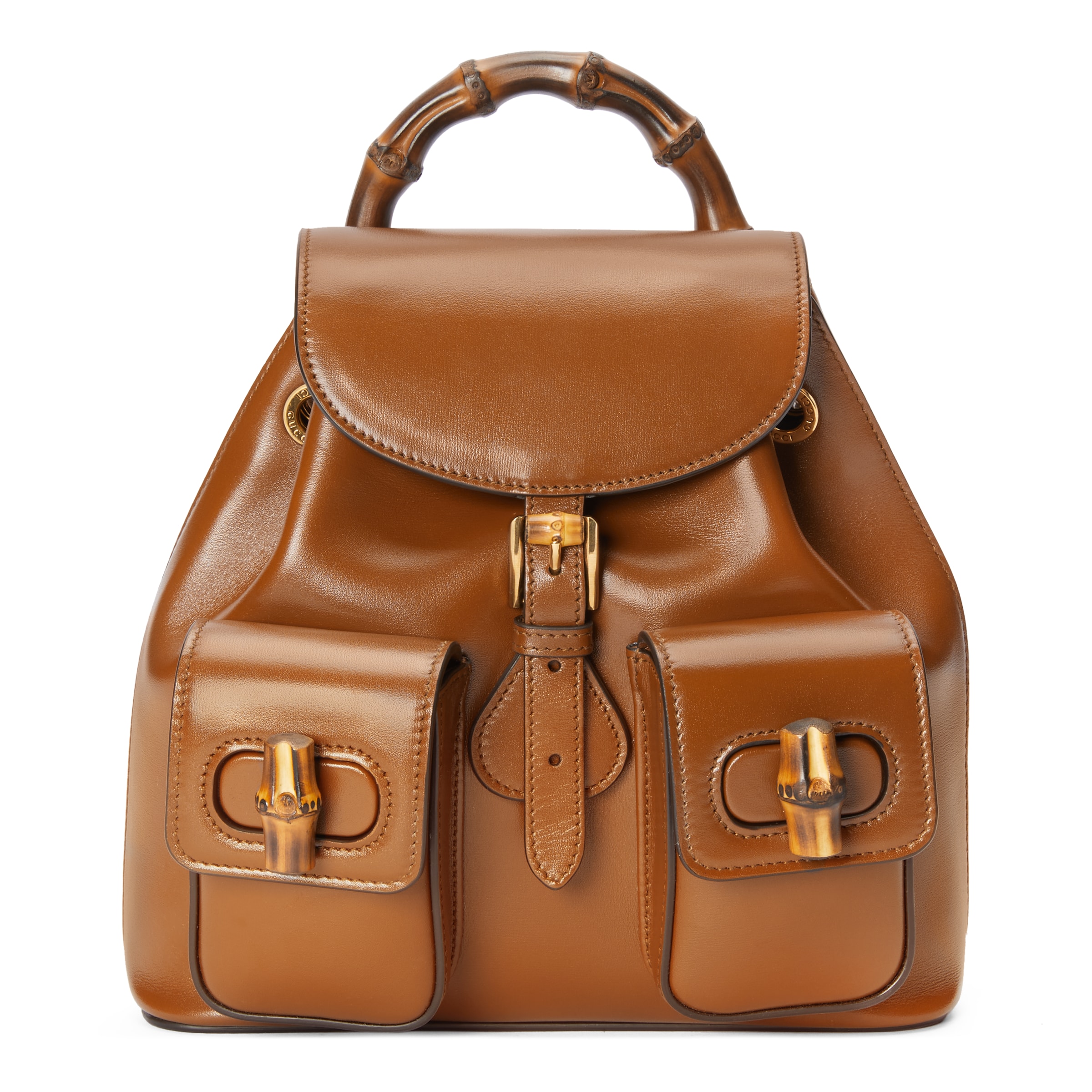 gucci mini backpack bamboo Brown  VintageSac Flap with interior drawstring closure Gucci Vintage Mini Backpack Gucci