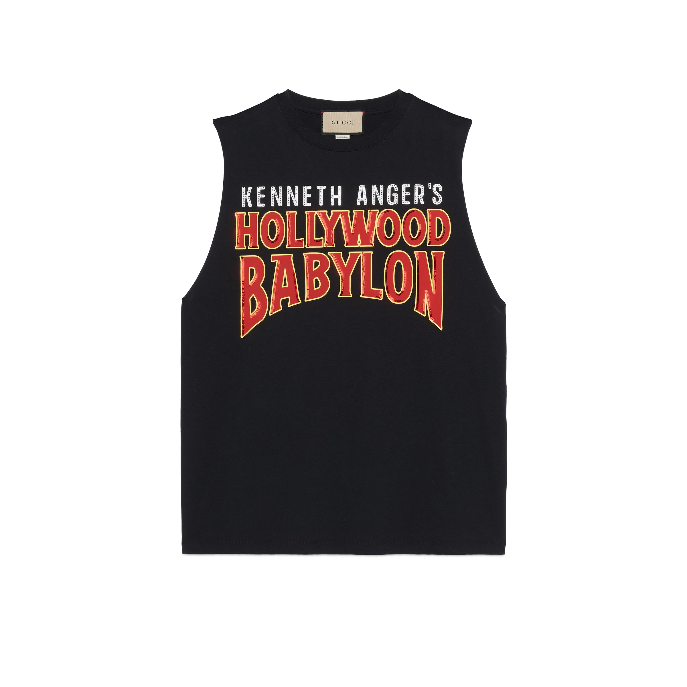 GUCCI COTTON JERSEY TANK TOP