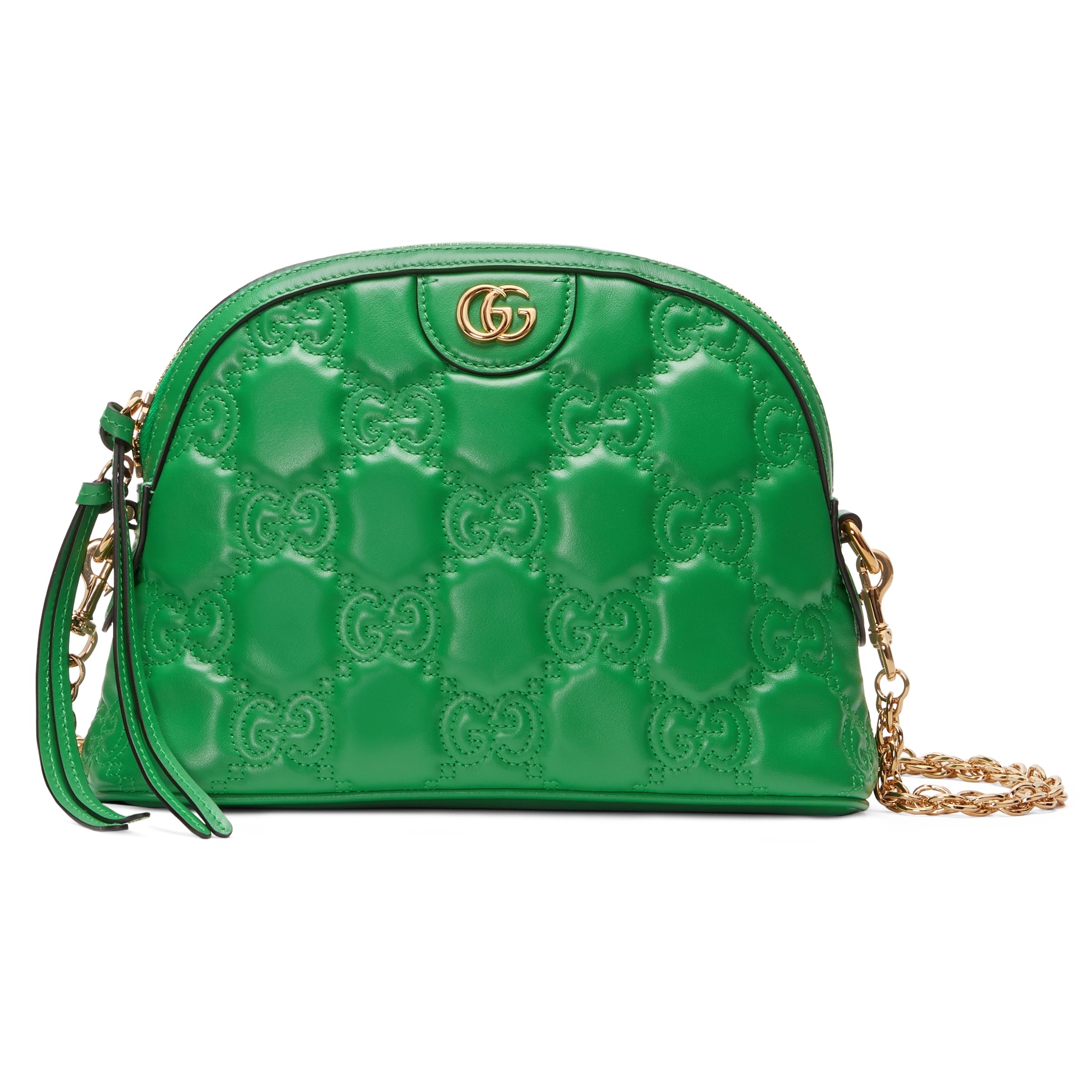 Gucci Gg Matelassé Small Bag In Green | ModeSens