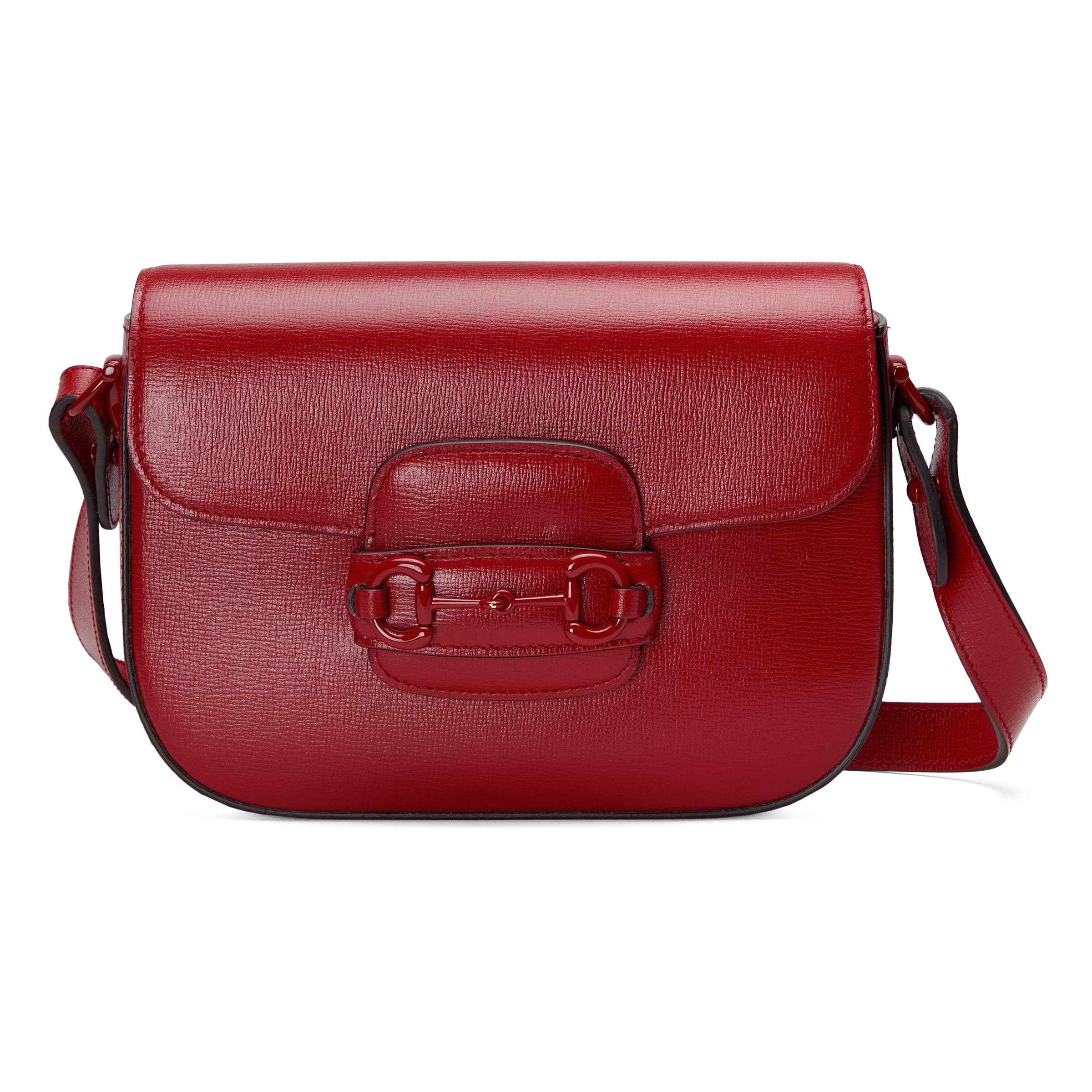 Gucci Horsebit 1955 Small Shoulder Bag In Red ModeSens