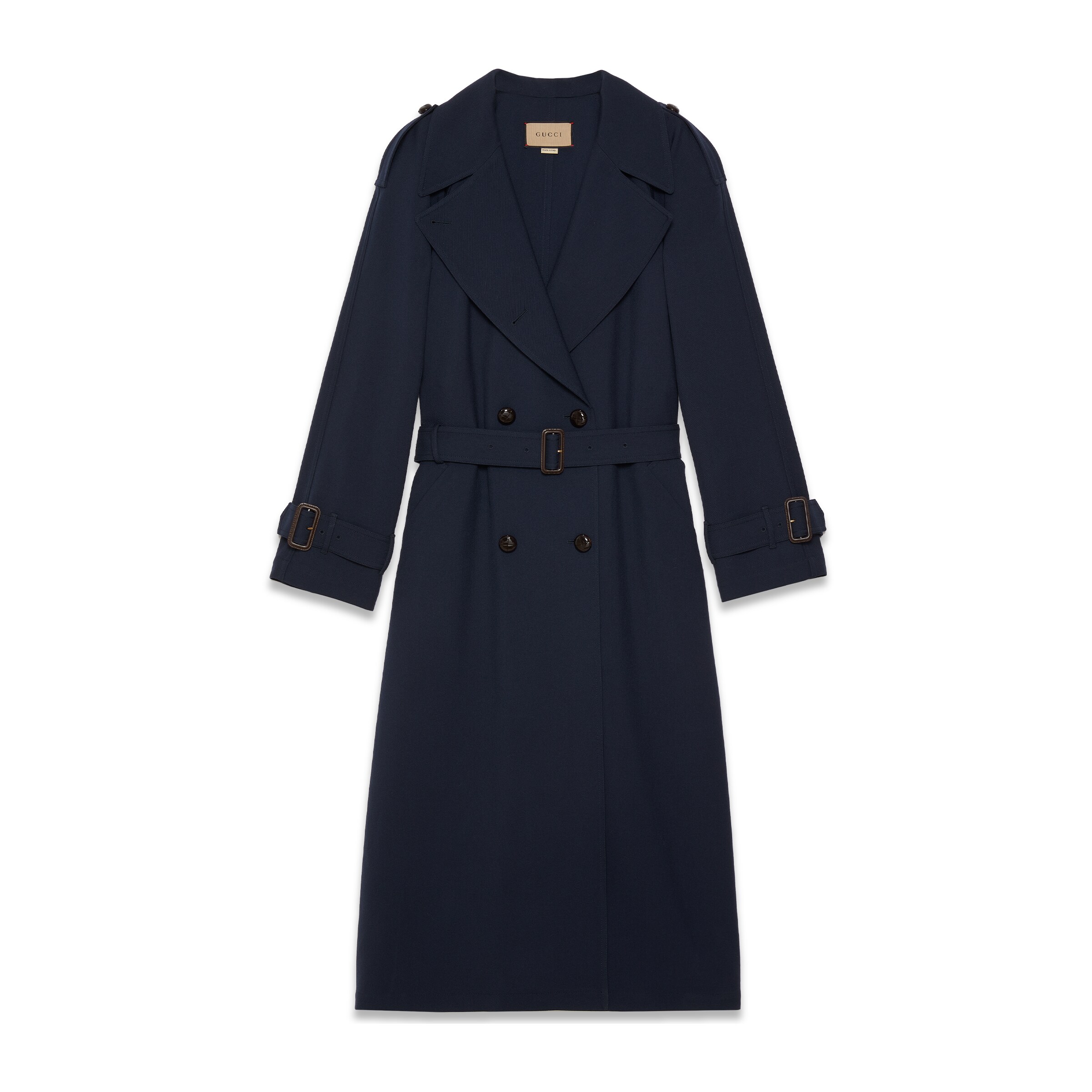 GUCCI WOOL COMFORT TRENCH COAT