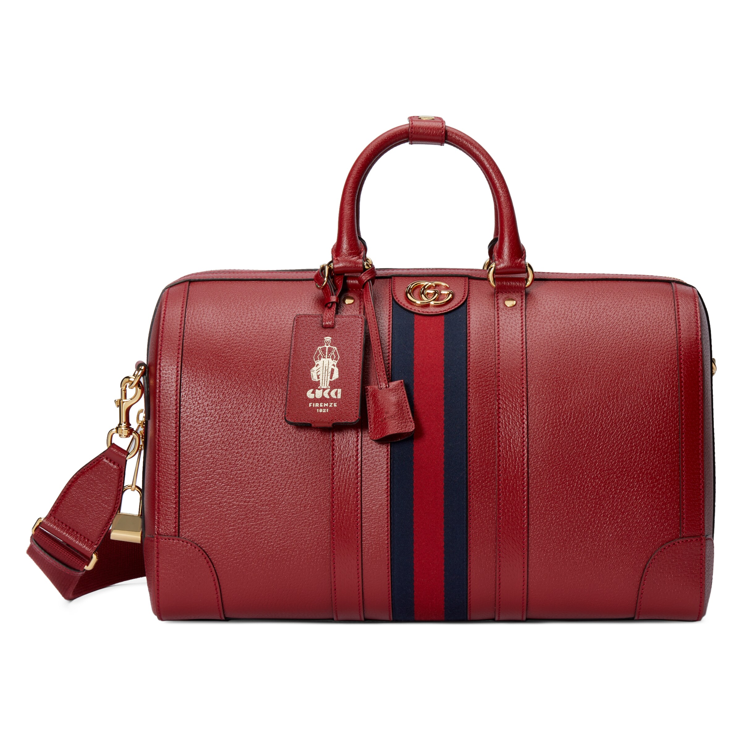 Gucci Savoy Small Duffle Bag In Red ModeSens