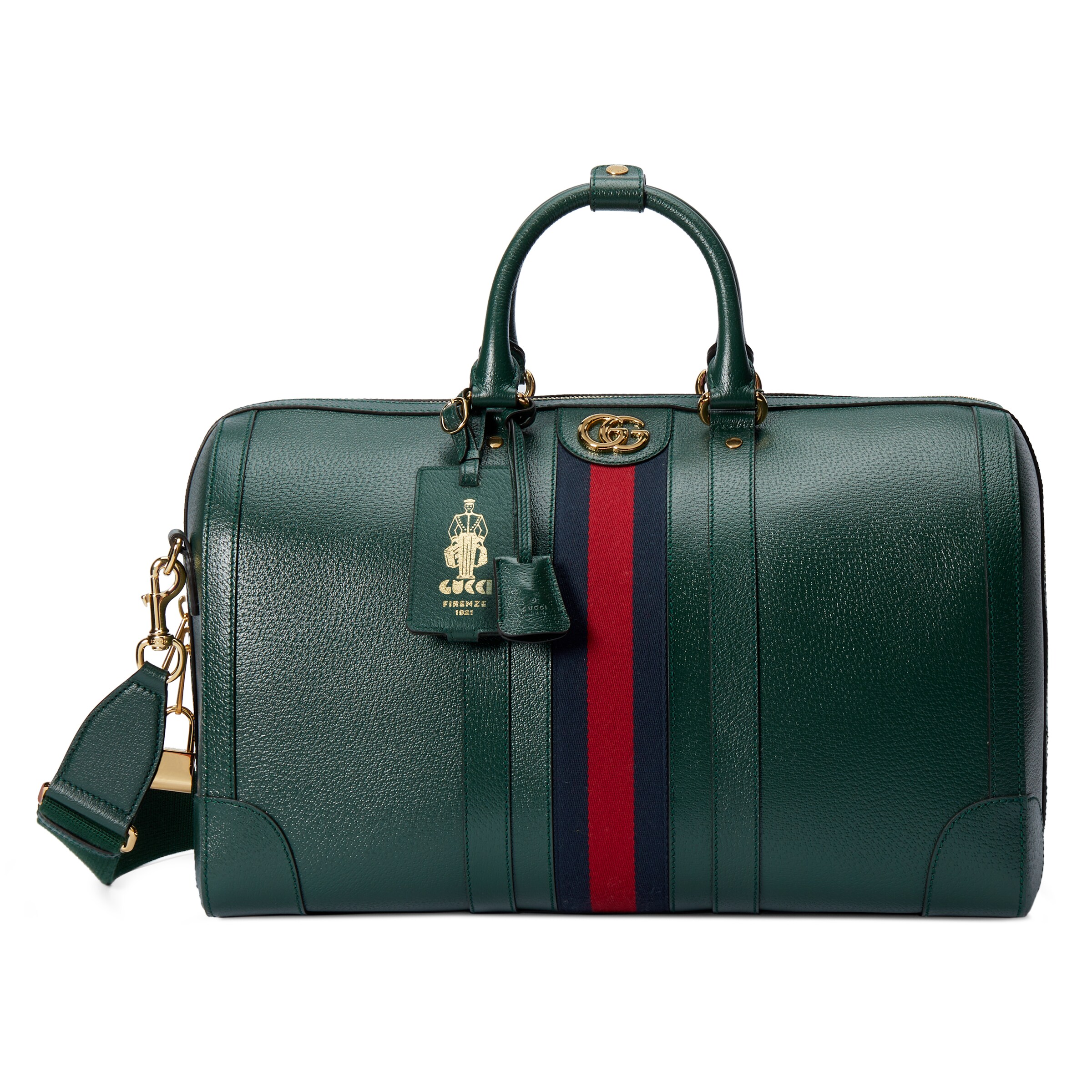 Gucci Savoy Small Duffle Bag In Green ModeSens