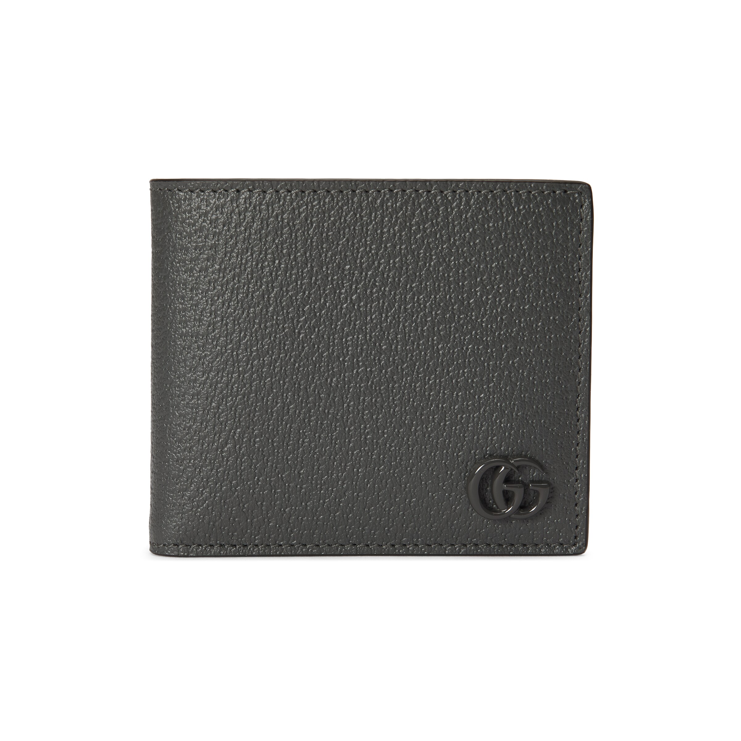 Gucci Gg Marmont Card Case Wallet In Grey