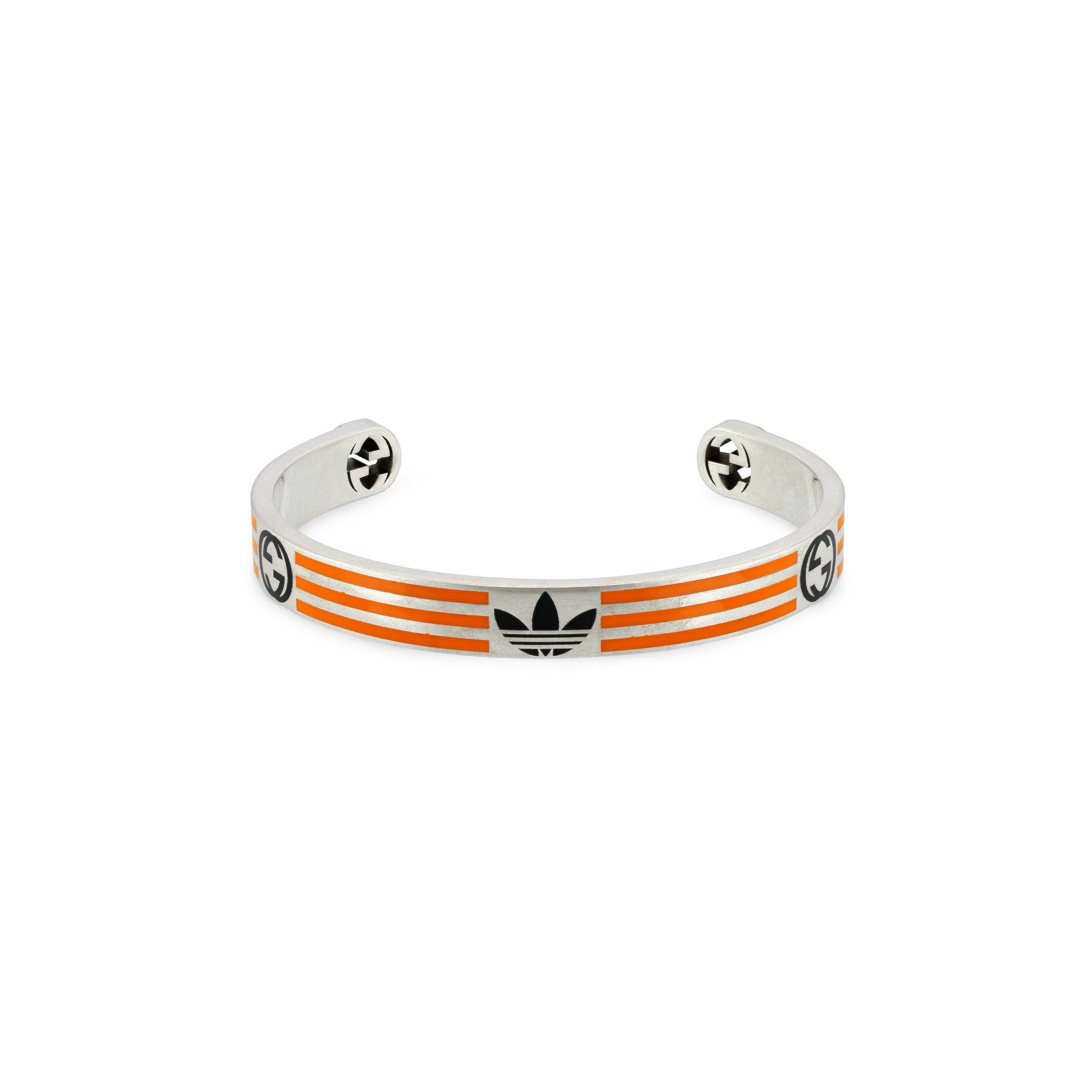 Gucci Adidas X Cuff Bracelet In Silver