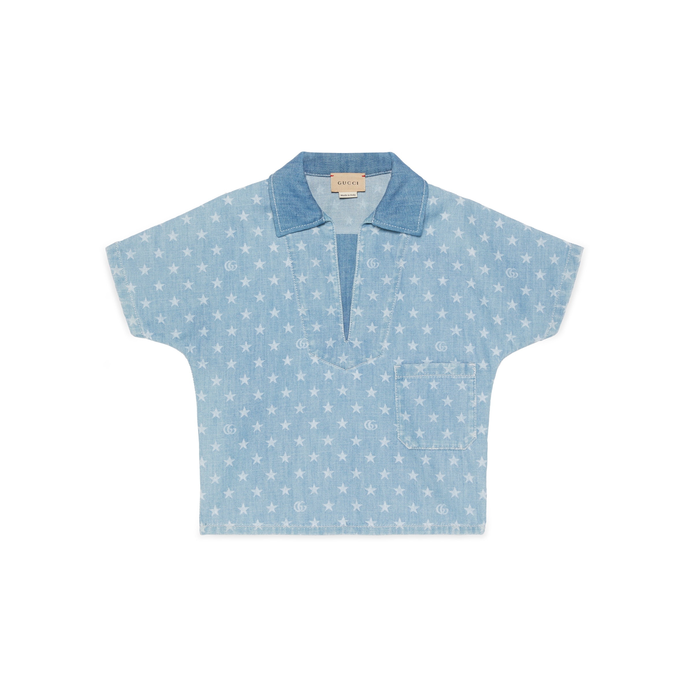 GUCCI COTTON DENIM SHIRT