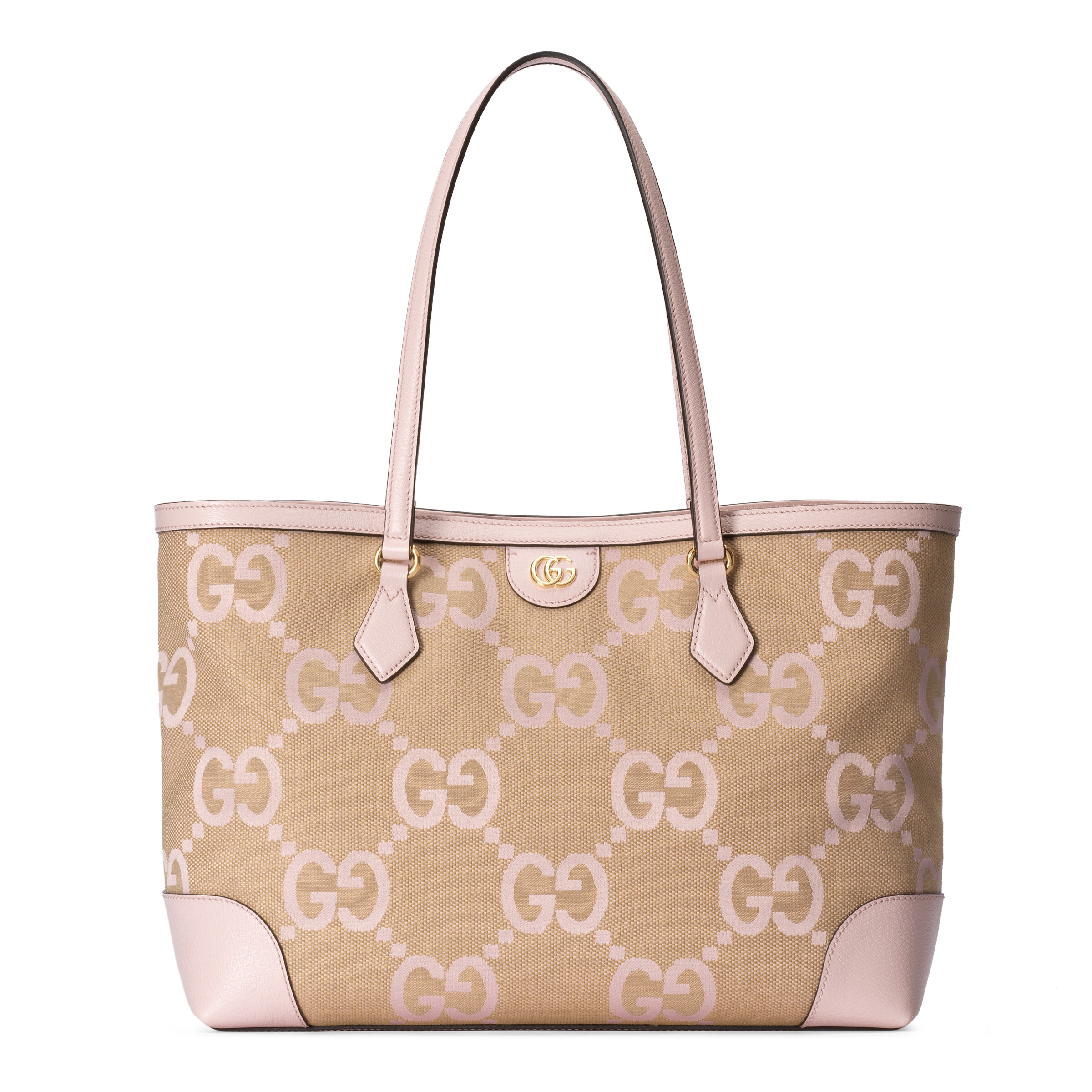 Gucci Ophidia Jumbo Gg Medium Tote In Pink