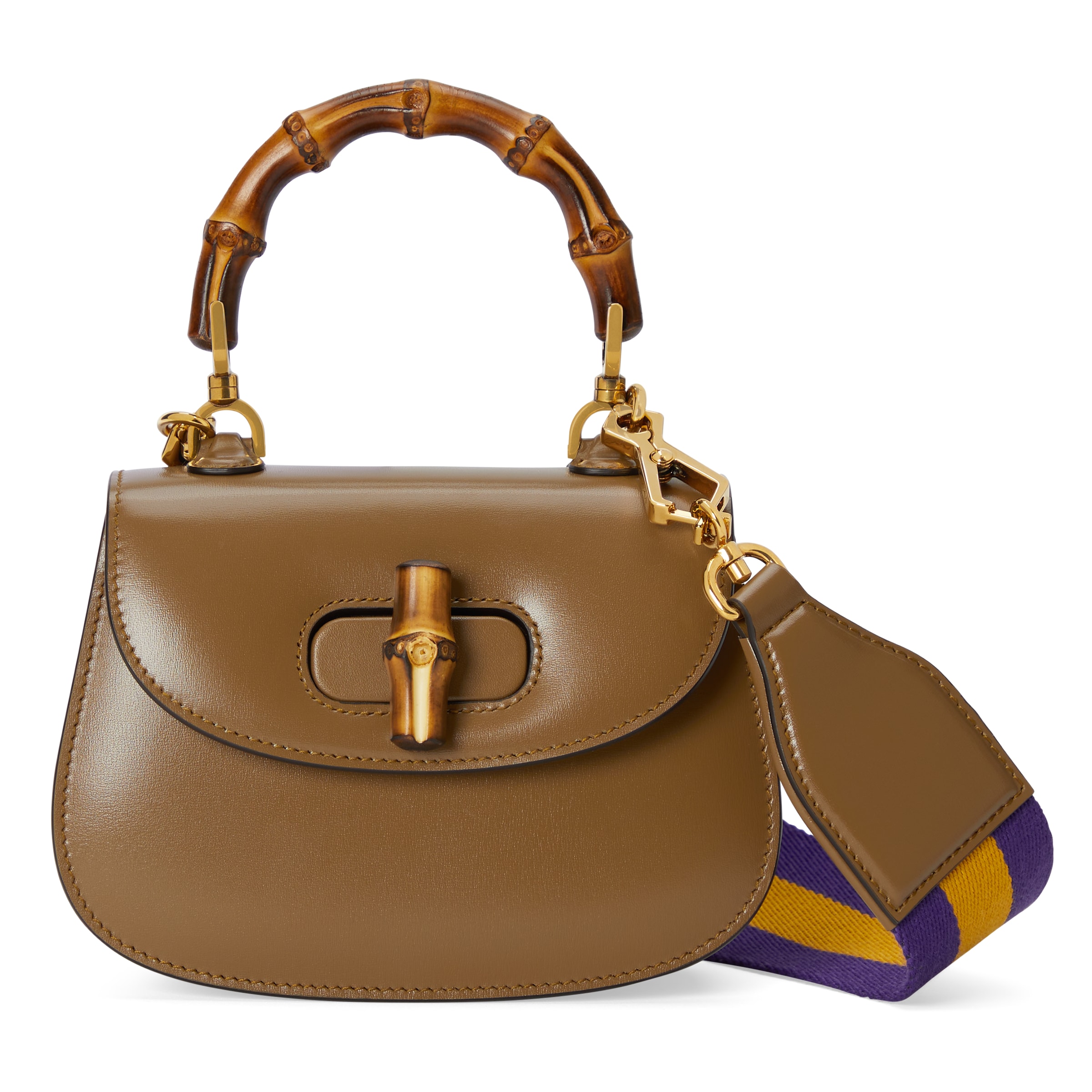 Gucci Bamboo 1947 Mini Top Handle Bag In Green