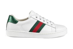 GUCCI 子供靴 Children's Ace sneaker in beige and ebony GG Supreme | GUCCI® US
