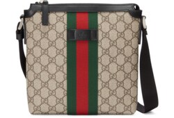 GG Supreme Web Flat Messenger | GUCCI® 香港