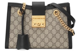 Kleine Padlock Schultertasche in GG Supreme GUCCI DE