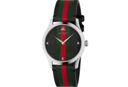 Gucci watch with black face hotsell