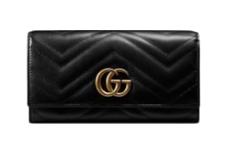 GUCCI GG MARMONT LEATHER WALLET ダブルG ウォレット 443436_DTD1T_1000_001_100_0000