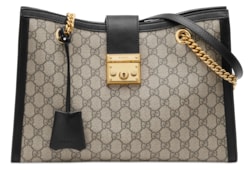 Sac a epaule Padlock taille moyenne en toile GG Supreme GUCCI FR