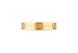 アイコン〕オンrナイン限定 スター イエローゴールド リング18K