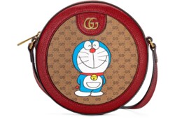 Doraemon x Gucci mini crossbody bag in mini GG canvas | GUCCI® 香港