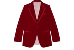 Red gucci blazer online