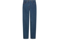 Straight leg denim trousers in dark blue GUCCI ZA