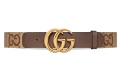 GG Marmont jumbo GG wide belt in Beige Brown GG Canvas