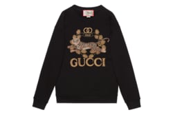 グッチ Tシャツ 10A ネコ Black cat ミケーレ キッズ服(100cm~)