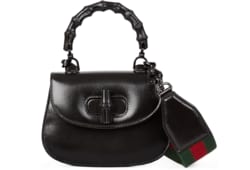 Gucci Bamboo 1947 mini bag in black leather | GUCCI® NZ