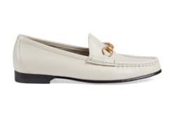 White Gucci 1953 Horsebit Loafers for Women GUCCI US
