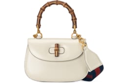 Gucci canvas bag with bamboo handle sale