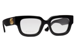 Rectangular optical frame in Black Undefined | GUCCI® SI Rectangular optical frame in Black Undefined | GUCCI® SI