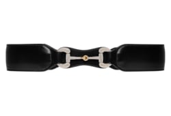 1955 Horsebit wide leather belt in black leather GUCCI Canada