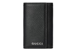 43 GUCCI グッチ 新品未使用 キーホルダー ロゴ刻印 レザー