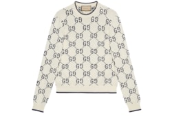 24-25新作 グッチ コットンジャージー スウェットシャツ (GUCCI