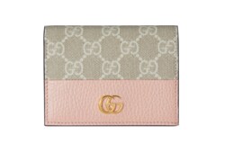 Gg marmont card case dusty pink sales