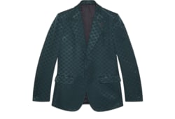 Gucci green blazer hotsell