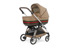 Gucci Bassinet Stroller combo in beige and ebony GG canvas GUCCI SE