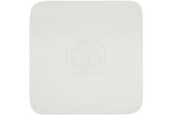 ベビー〕オンライン限定 ウェブ ストライプ付き コットン ブランケットアイボリー | GUCCI公式