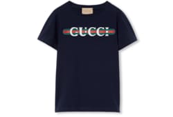T-shirt bambino in cotone con stampa