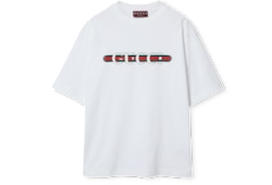 Camiseta de algodon y estampado Gucci en blanco GUCCI ES