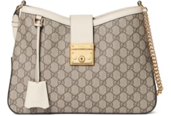 Gucci white padlock bag online