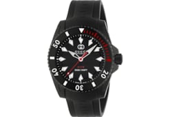 Black rubber gucci watch best sale