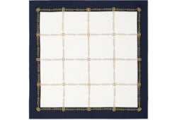 インターロッキングG GUCCI チェーン シルク ハンカチアイボリー