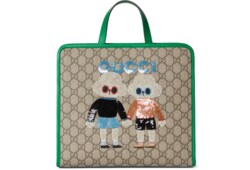キム・スンヨン GUCCI ドッグ エンブロイダリー トートバッグ