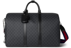QA ®غوتشي |‎GG Black large duffle bag in black GG Supreme