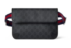 GG Black small belt bag in black GG Supreme | GUCCI® US